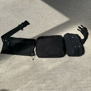 Maison Margiela Black Multi-Pack Bag S55wb0018 Utility Crossbody Waist Festival